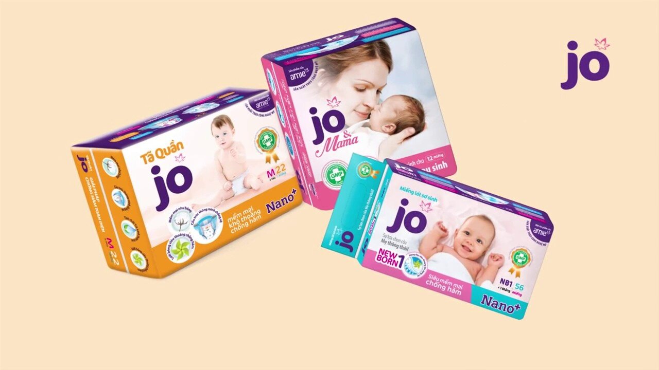 Jo cung cấp các sản phẩm tã bỉm cho mẹ và bé 