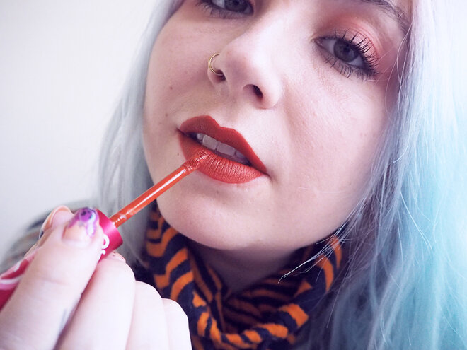 Son kem lì Lime Crime Velvetines – Pumpkin