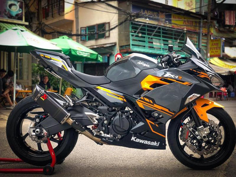 Kawasaki Ninja 400 sở hữu thiết kế hầm hố, cá tính