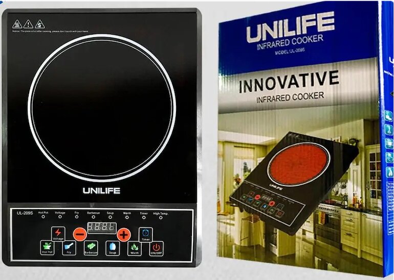 Bếp hồng ngoại Unilife UL209S sử dụng công suất nấu cao, hiệu quả
