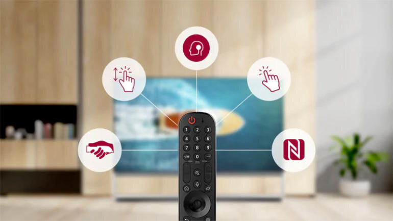 Magic Remote và trí tuệ nhân tạo LG ThinQ trên OLED Tivi 4K LG 65 inch 65G1PTA ThinQ AI 