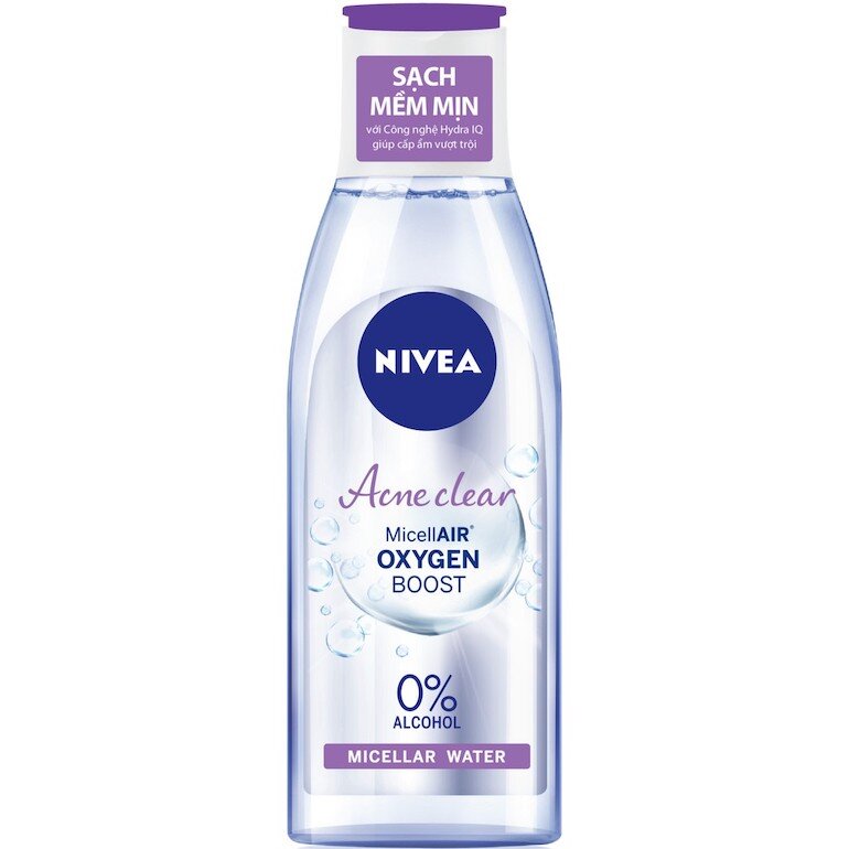 Nước tẩy trang tốt cho da dầu Nivea Acne Care Makeup Clear Micellar Water