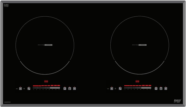 Thiết kế của bếp từ đôi lắp âm Lorca LCI 886D