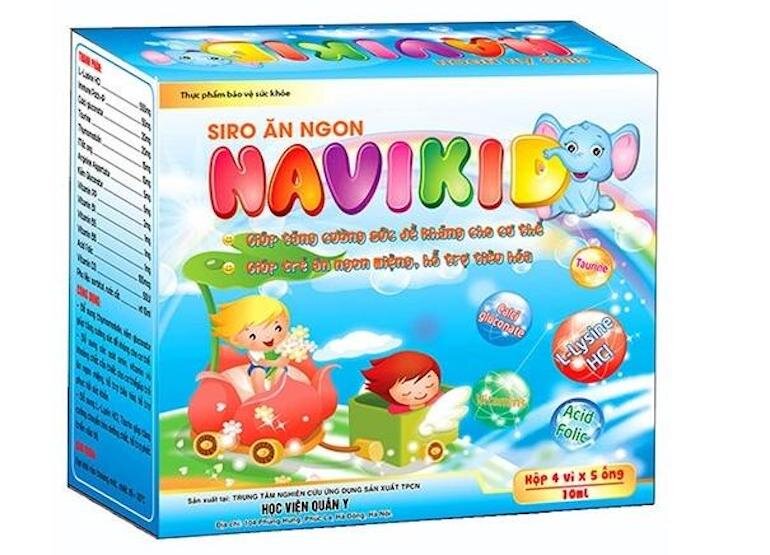 Siro ăn ngon tốt cho bé Navikid loại 20 ống