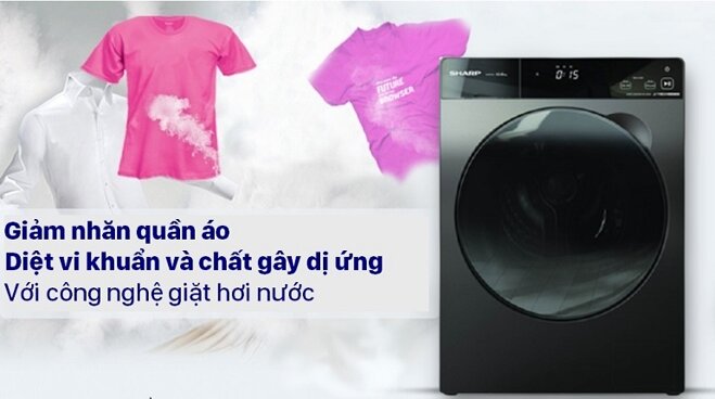 3 mẫu máy giặt Sharp cửa ngang mới nhất năm 2021