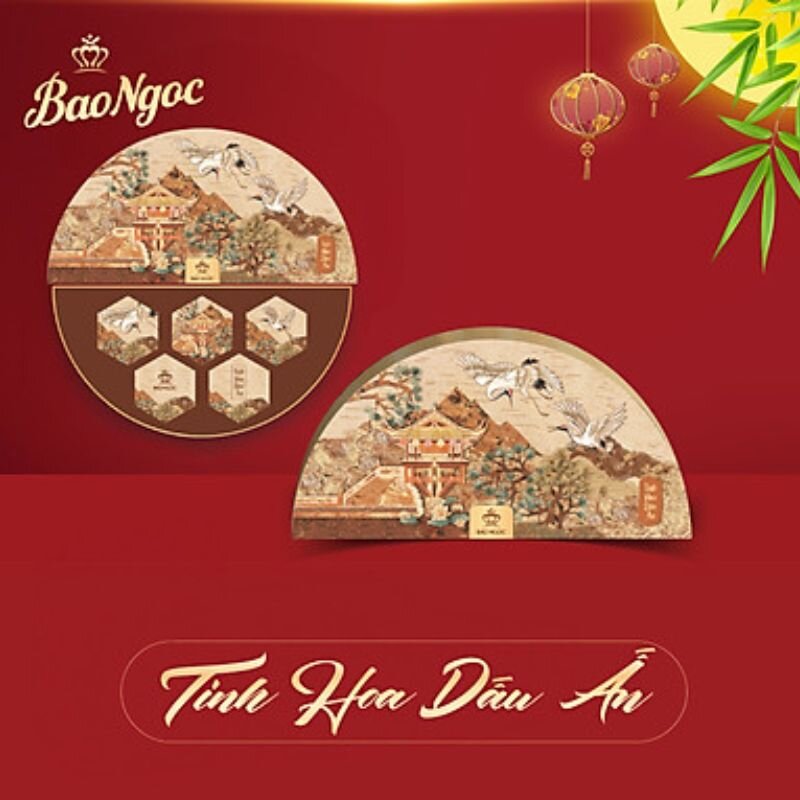 hộp bánh trung thu Bảo Ngọc 2023 Tinh hoa Dấu ấn