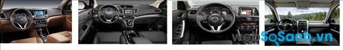 So sánh nội thất của Hyundai Tucson, Honda CR-V, Mazda CX-5 và Suzuki Vitara