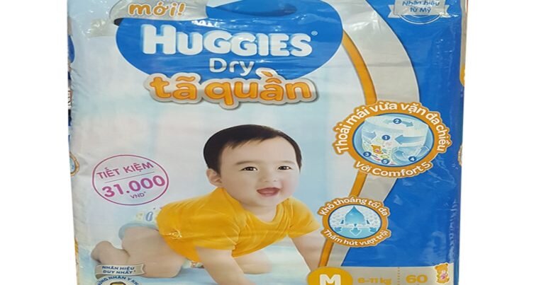 tã quần huggies super jumbo size m