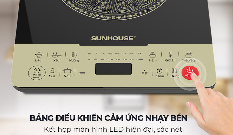 Tính năng của bếp từ Sunhouse SHD6869