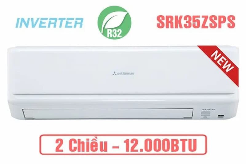 Điều hòa Mitsubishi Heavy 12000 BTU 2 chiều Inverter SRK/SRC35ZSPS-S5