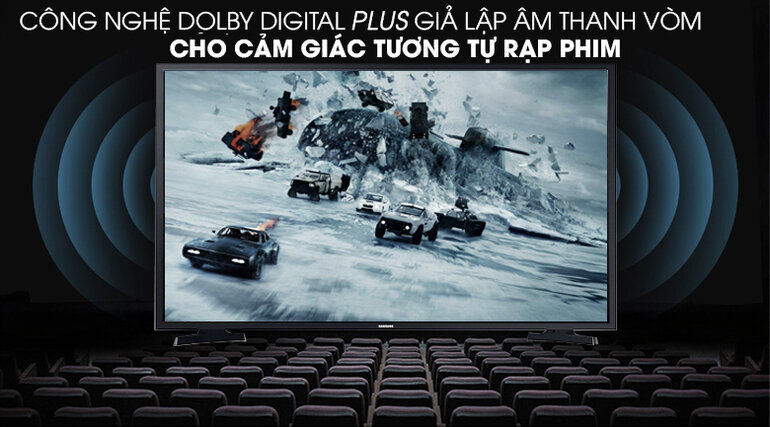 Công nghệ âm thanh vòm đỉnh cao - Dolby Digital Plus giúp tái hiện âm thanh đa chiều