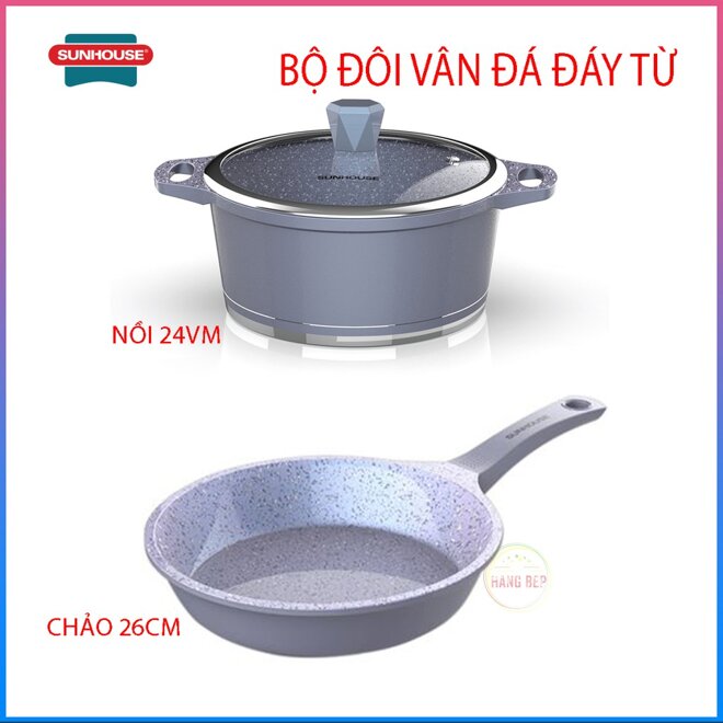 Nồi đá Sunhouse Mama SHG2020MMA có thiết kế sang trọng và hiện đại