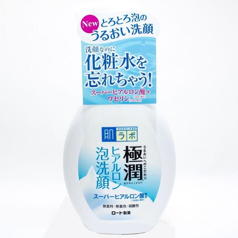 Sữa rửa mặt tạo bọt Hada Labo Gokujyun Hyaluronic Acid Bubble Face Wash