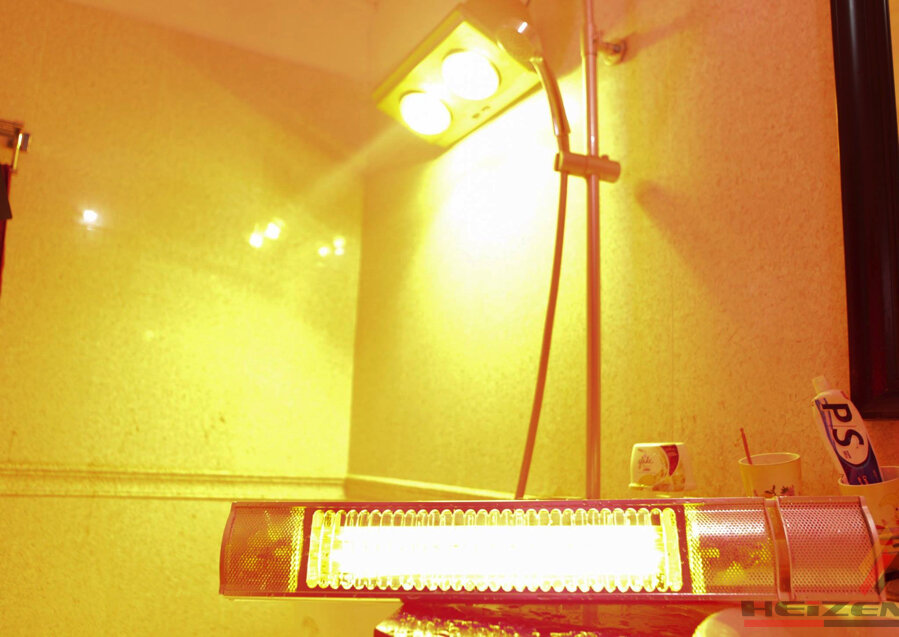 Đèn sưởi dành cho nhà tắm sử dụng tia hồng ngoại