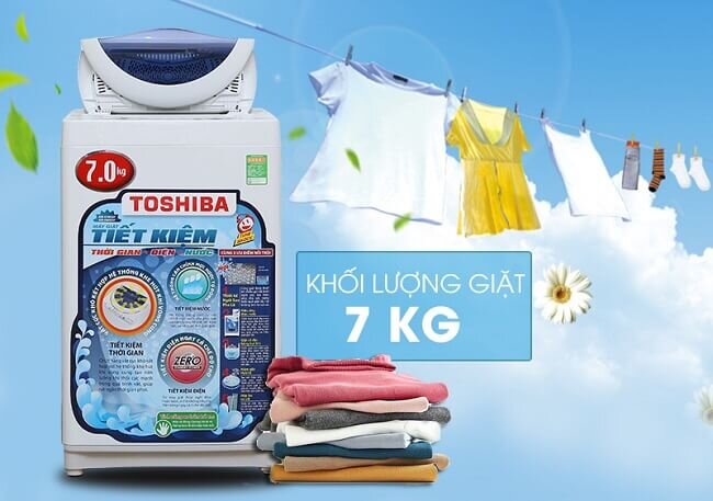 Máy giặt Toshiba 7kg lồng đứng
