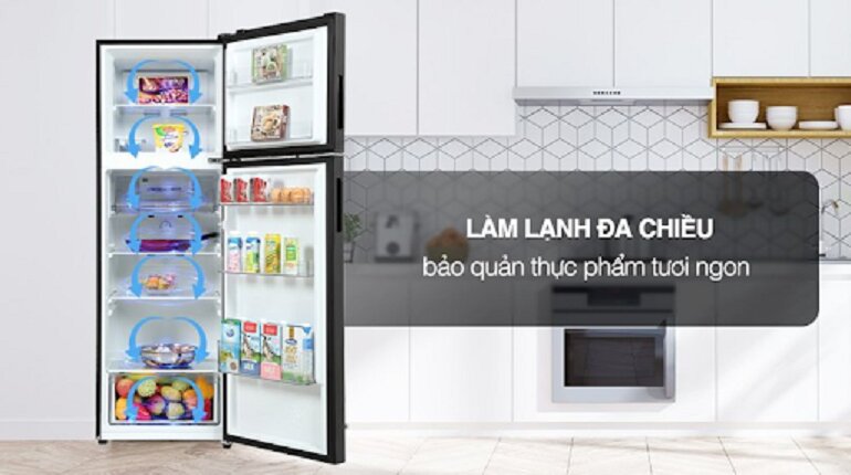 Tủ lạnh Aqua AQR-T352FA(FB): Giá thành hợp lý - Công nghệ hiện đại