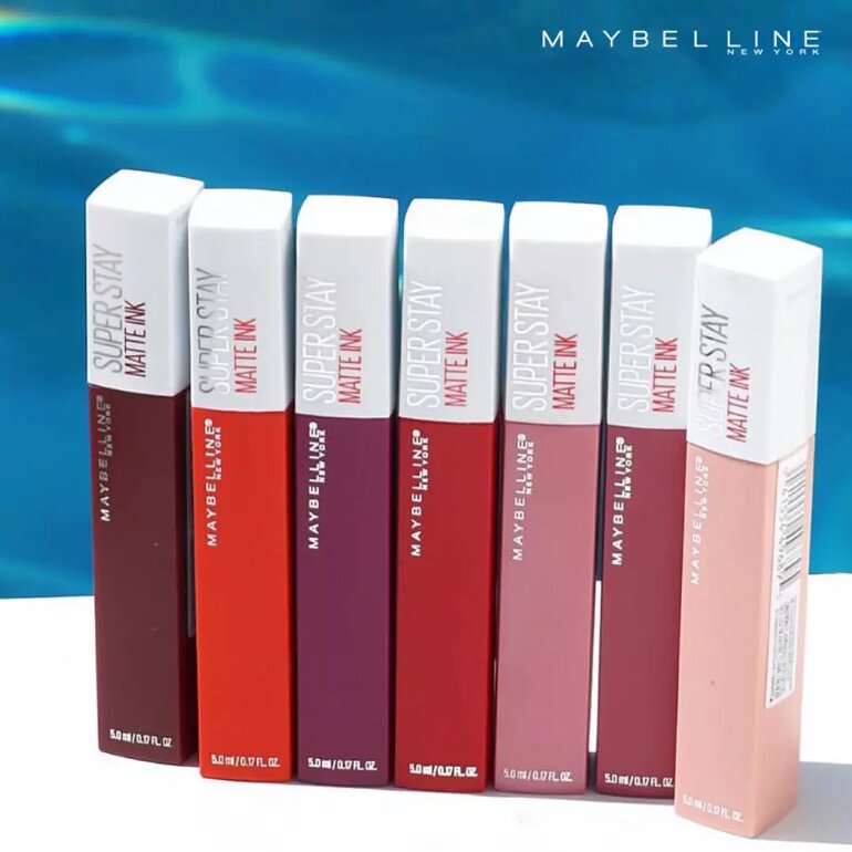 Which country's brand of matte lipstick is Maybelline?