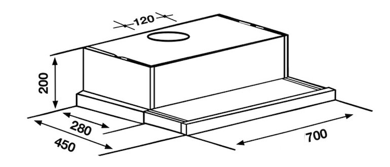 Thông số kỹ thuật của máy hút mùi Canzy CZ-7002G