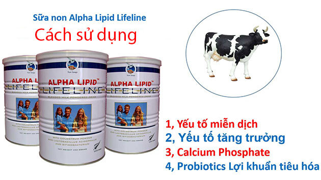 Cách dùng sữa non Alpha Lipid cho bé, bà bầu và người già