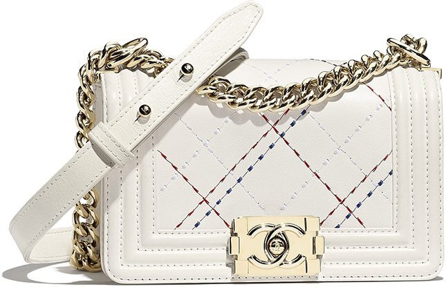Chanel Small Embroidered Quilted Classic Boy Bag