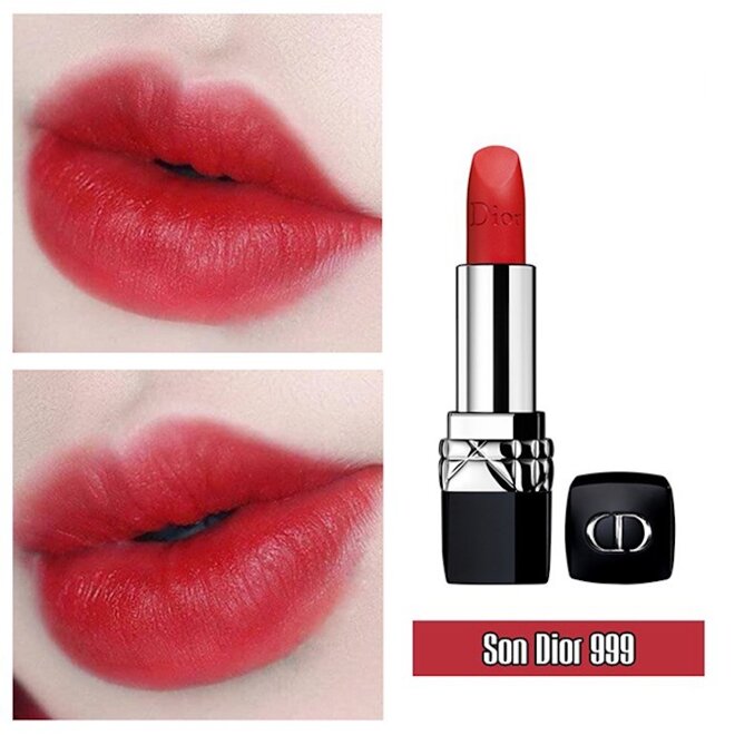 Son Kem Dior Rouge Matte 999 màu đỏ mang lại sự trẻ trung