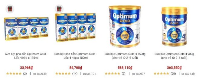 sữa Optimum Gold 4