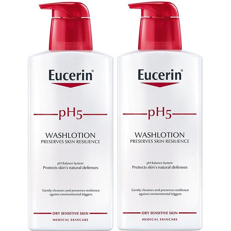 Sữa rửa mặt Eucerin pH5 Washlotion