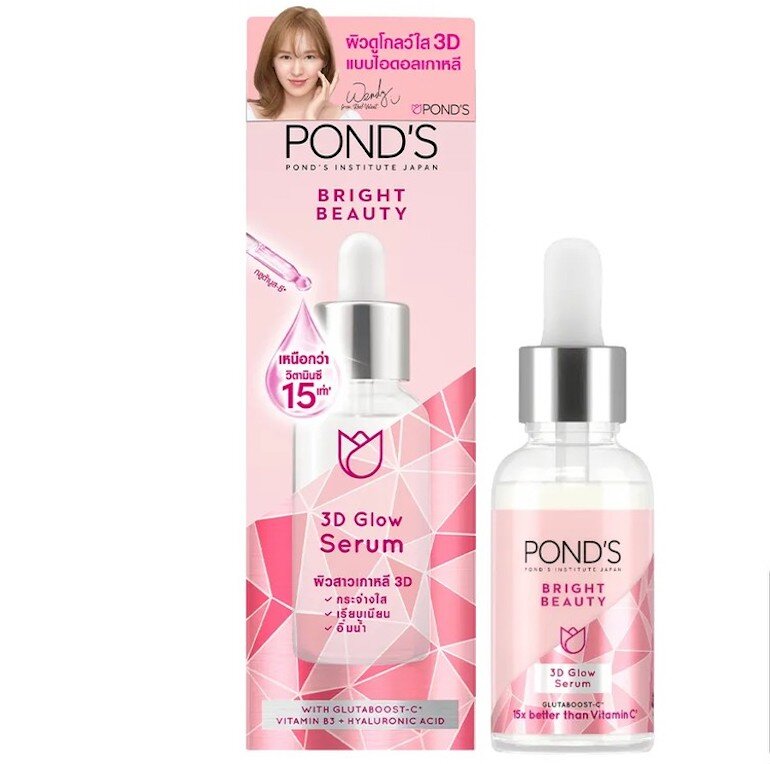 Pond's Bright Beauty 3D Glow Serum làm sáng và mờ vết thâm