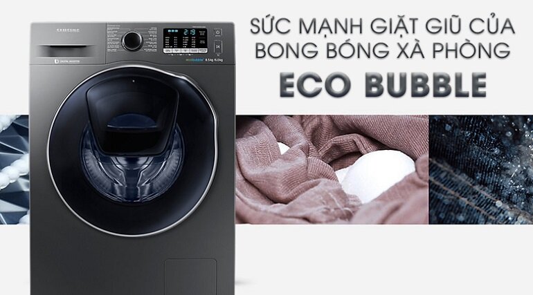 Máy giặt sấy Samsung 8.5kg AddWash Inverter WD85K5410OX/SV