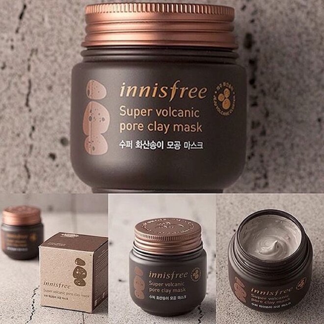 Mặt nạ trị mụn đất sét Innisfree Volcanic.