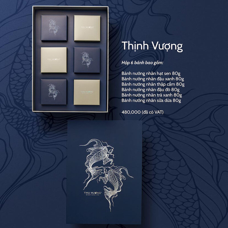 Thu Huong mooncake box price list 2023