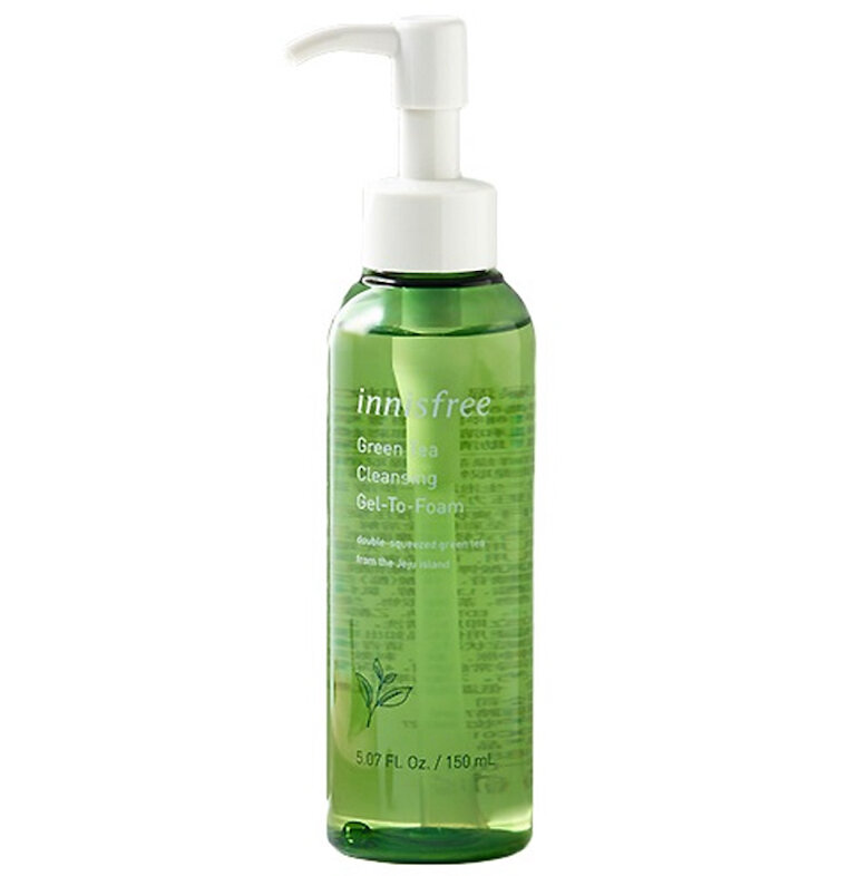 Nước tẩy trang Innisfree trà xanh Innisfree Green Tea Cleansing Gel-To-Foam