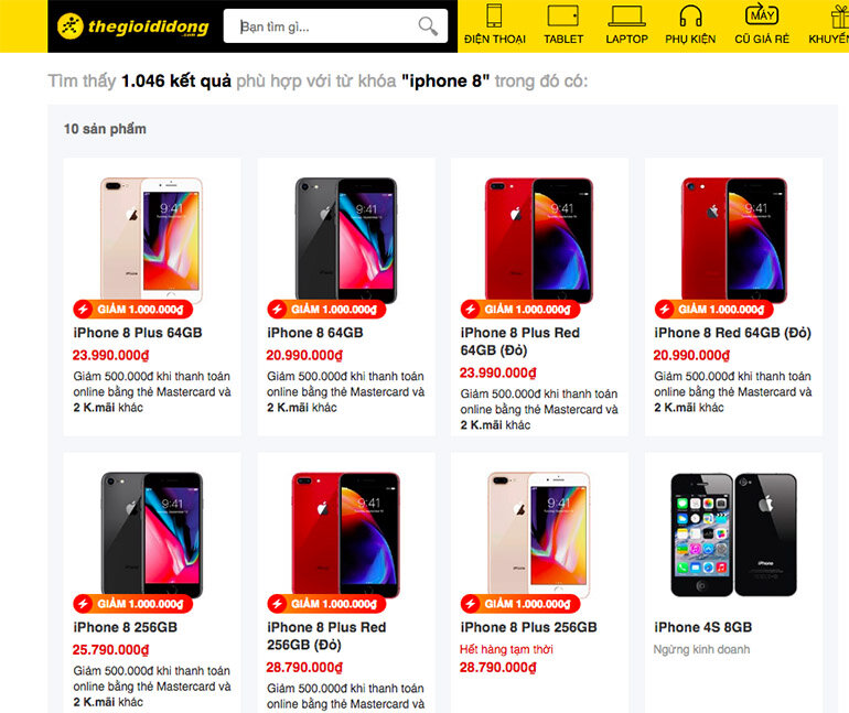 Điện thoại iPhone 2018 mới ra mắt thì các dòng iPhone cũ, iPhone X, iPhone 8, iPhone 7 có giảm giá không?