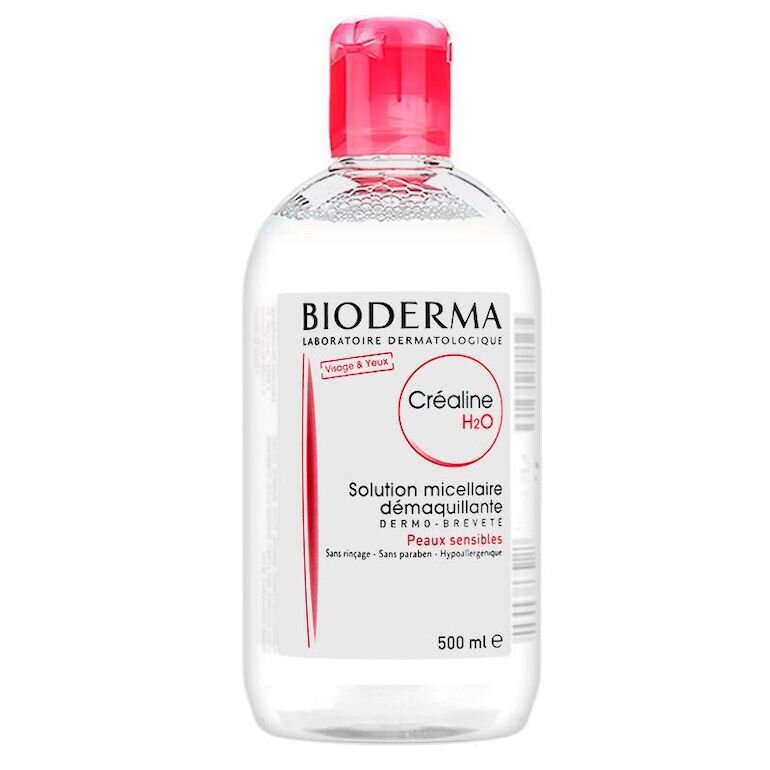Nước tẩy trang Bioderma Sensibio H2O màu hồng