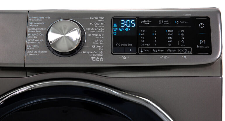 Máy giặt sấy Addwash 10.5Kg Samsung WD10N64FR2X/SV + Sấy 7kg