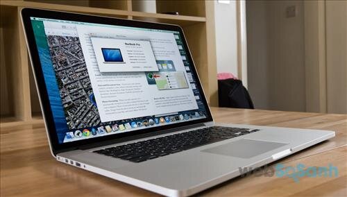 Macbook Pro 15 là mẫu laptop có màn hình tốt từ Apple 