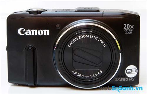 Máy ảnh du lịch Canon PowerShot SX280 HS được trang bị kết nối Wi-Fi chuẩn b/g/n