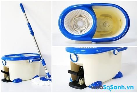 Cây lau nhà 360 độ loại đạp chân Cây lau nhà 360 độ loại đạp chân