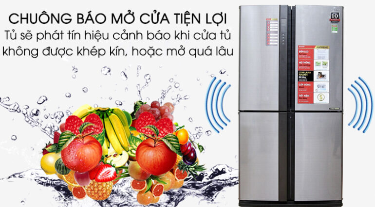 Tủ lạnh Sharp Inverter 556 lít SJ-FX630V-ST - Giá tham khảo: 18.000.000 vnd