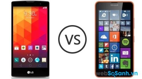 Cấu hình của LG Magna và Lumia 640 khá cân bằng