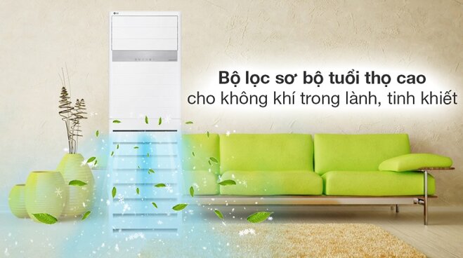 điều hòa tủ đứng LG Inverter 4 HP ZPNQ36LR5A0