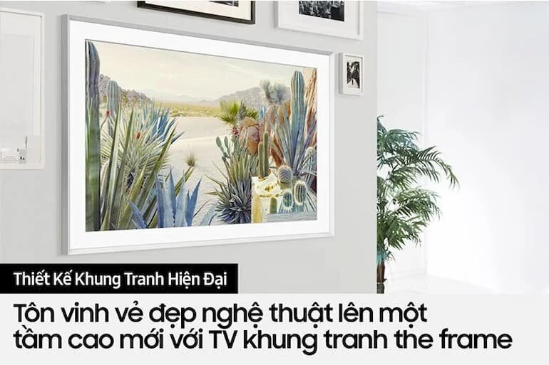 Chiếc tivi mang đến một vẻ đẹp hoàn hảo cho không gian