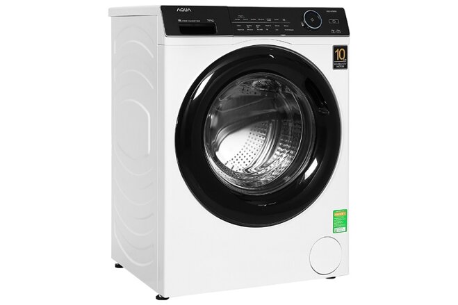 máy giặt Aqua 10kg cửa ngang