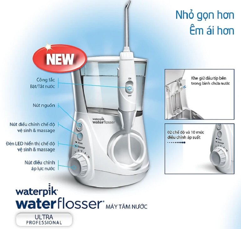 Máy tăm nước Waterpik Ultra Professional WP-660 - Giá tham khảo: 2.390.000 vnd