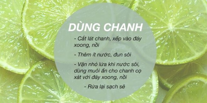 Chanh giúp làm sạch nồi cơm điện bị cháy (Nguồn: tgdd.vn)