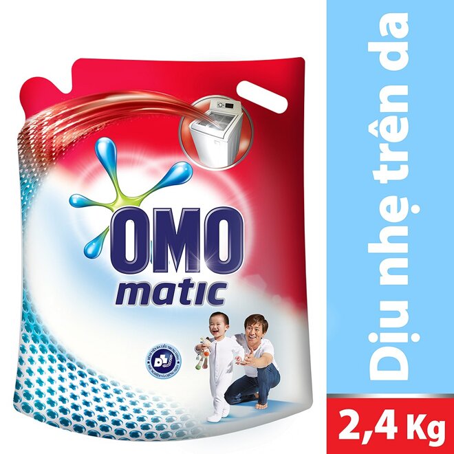 Nước giặt xả Omo cho bé