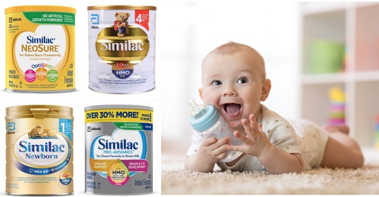 Sữa bột trẻ em Similac giúp bé tiêu hóa tốt