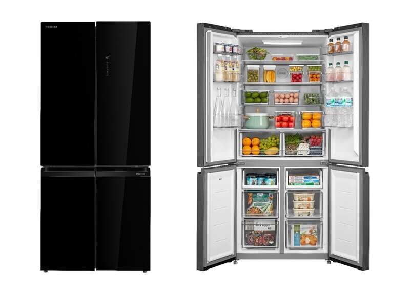 TOP tủ lạnh Toshiba 4 cánh rất sang xịn, đang được hạ giá rẻ bất ngờ
