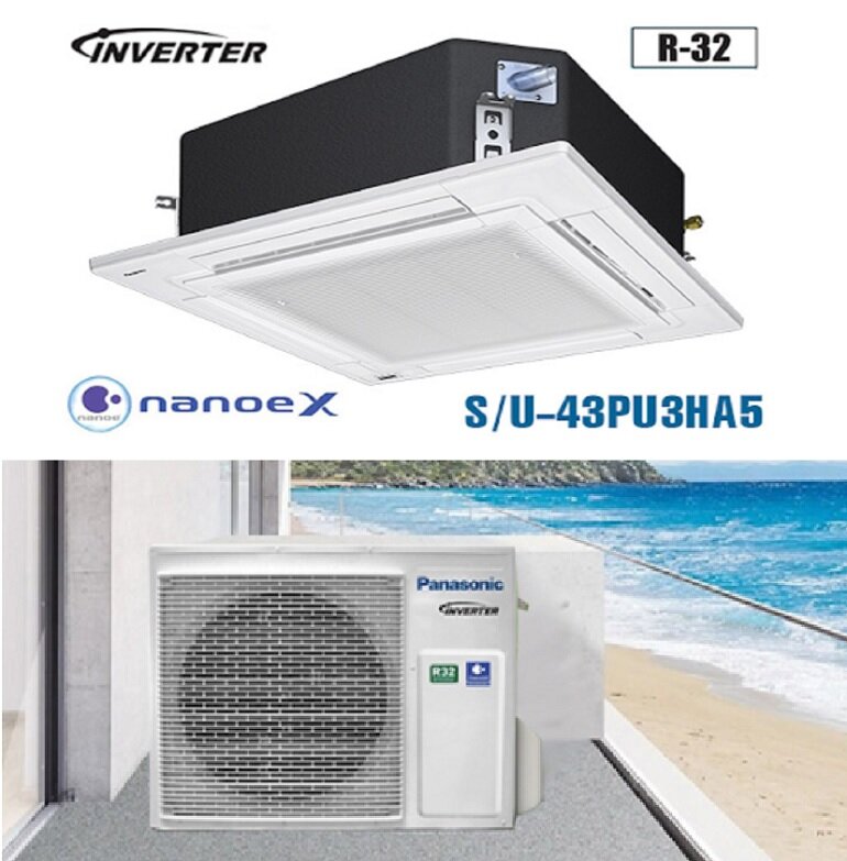 Thiết kế điều hòa Panasonic Inverter 43000 BTU 1 chiều S/U-43PU3HA5