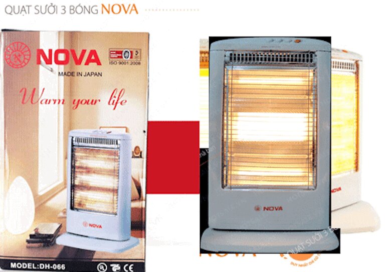 Các mẫu máy sưởi Nova mới nhất 2019